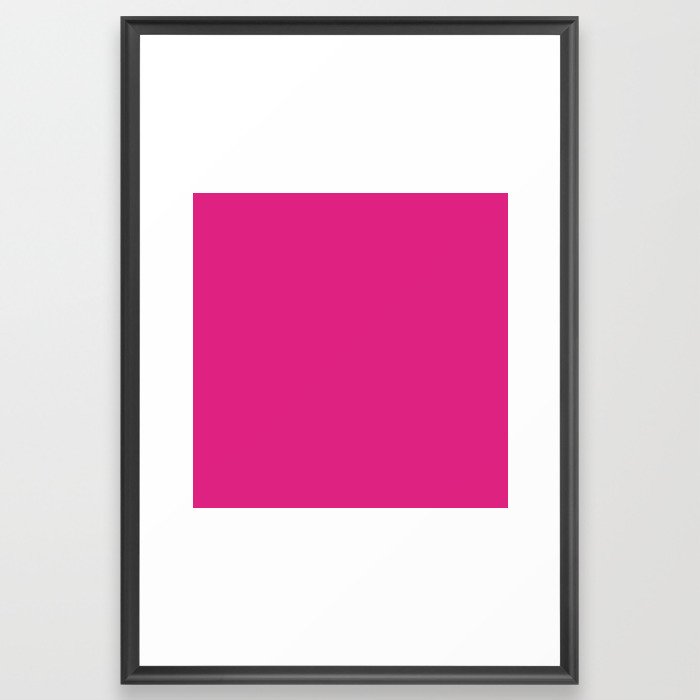 Hot Pink Elegance Framed Art Print