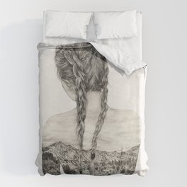 All That Is Left Is The Trace Of A Memory Duvet Cover