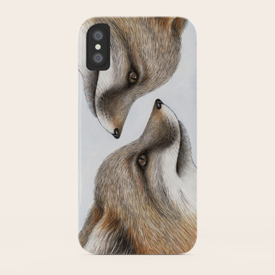Grey Fox iPhone Case