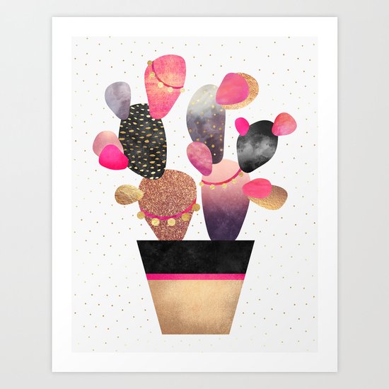 Happy Cactus 2 Art Print