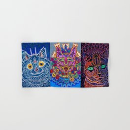  Decorative Cats by Louis Wain Hand & Bath Towel