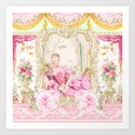 Marie Antoinette Rococo splendour Art Print
