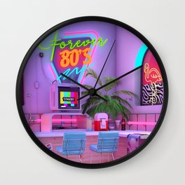 Forever 80's Wall Clock