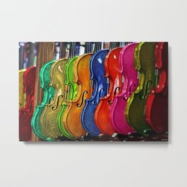 Painted Stradivarius Violins, A Portrait by Jeanpaul Ferro Metal Print | Curated, Violin, Julliard, Greatwhiteway, Painting, School, Broadway, Opera, Music, Symphony 