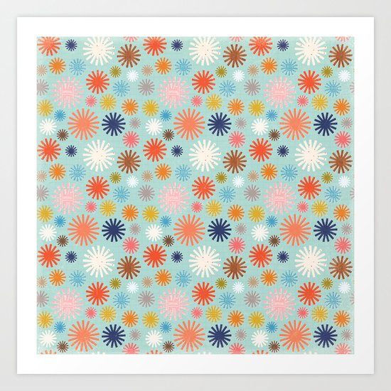 Flashbulbs Art Print