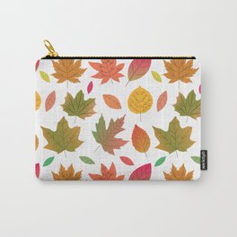 Gradient autumn leaves pattern  Carry-All Pouch