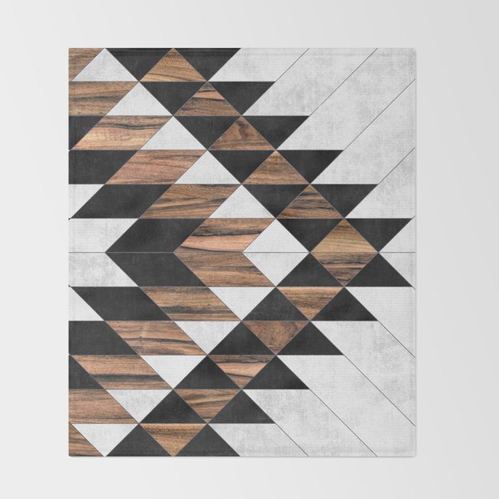 Urban Tribal Pattern No.9 - Aztec - Concrete and Wood Decke