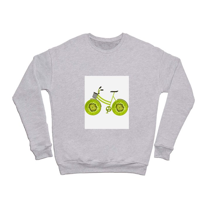 Kiwi bicycle Crewneck Sweatshirt