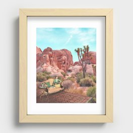 Desert Leisure Recessed Framed Print