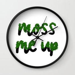 Moss Me Up Wall Clock