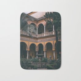 Spain Bath Mat | Mansion, Travel, Lasduenas, Spain, Janinerose, Palace, Digital, Color, Spanisharchitecture, Terracotta 