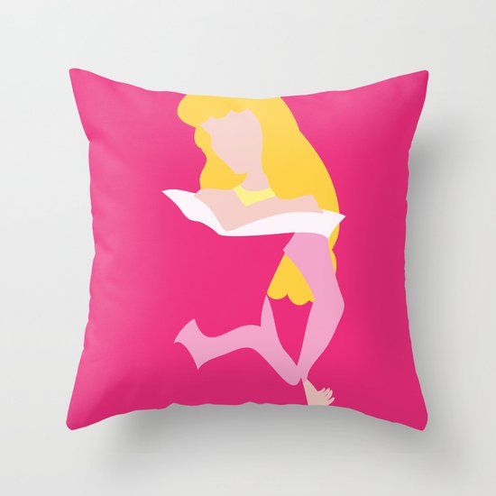Aurora - Sleeping Beauty Throw Pillow