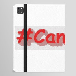 "#Canadian" Cute Expression Design. Buy Now iPad Folio Case