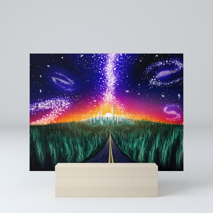 Way Out There Mini Art Print