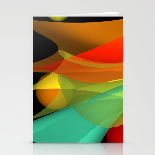floating colors -a- Stationery Cards