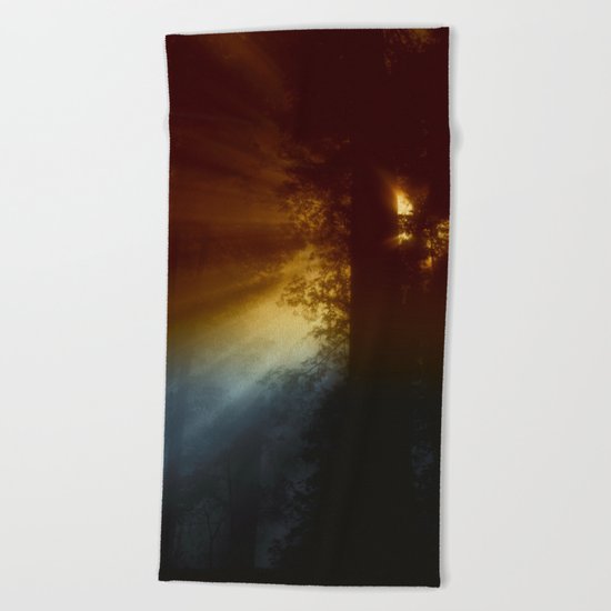 CALIFORNIAN FOG Beach Towel