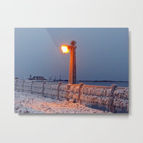 The Chill is On Metal Print