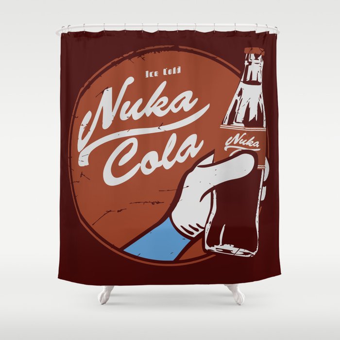 Nuka Cola Fallout Drink Shower Curtain By Racingshirt Society6 Nuka Cola Fallout Drink Shower Curtain