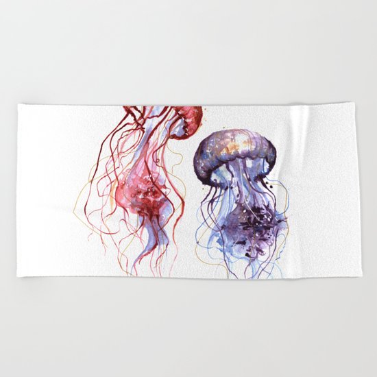 Jellyfish Beach Towel
