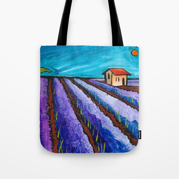 Lavender Fields Forever Tote Bag