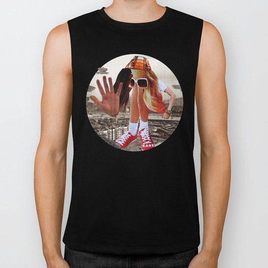 Say hello · Crop Circle Biker Tank