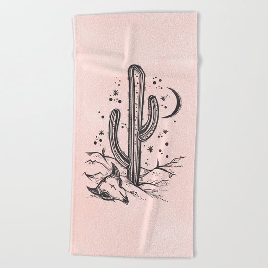 Desert Night Beach Towel