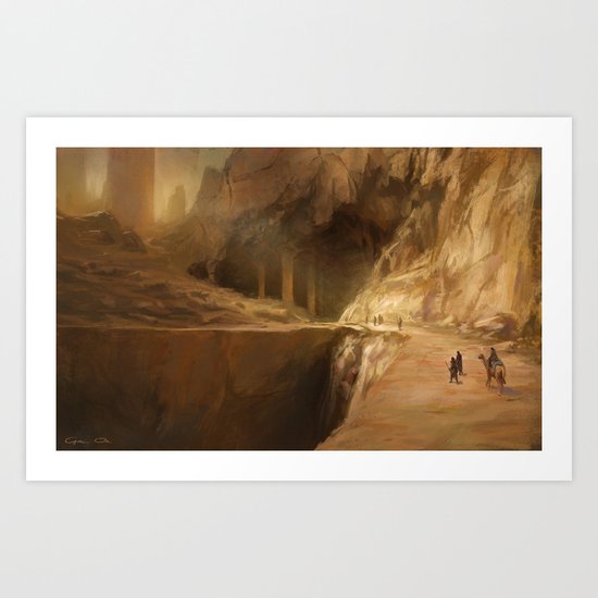 Delving Deeper Art Print