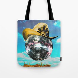 New Sheriff in Town Tote Bag | Boogie, Cactus, Groovy, Western, Digital, Disco, Vintagephotography, Psychedelic, Cowboyhat, Fun 