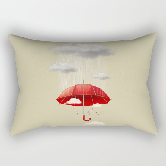 Silver lining Rectangular Pillow