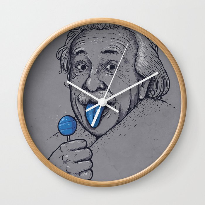 Blue Tongue Wall Clock