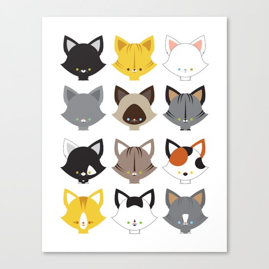 Cats, Cats, Cats Canvas Print