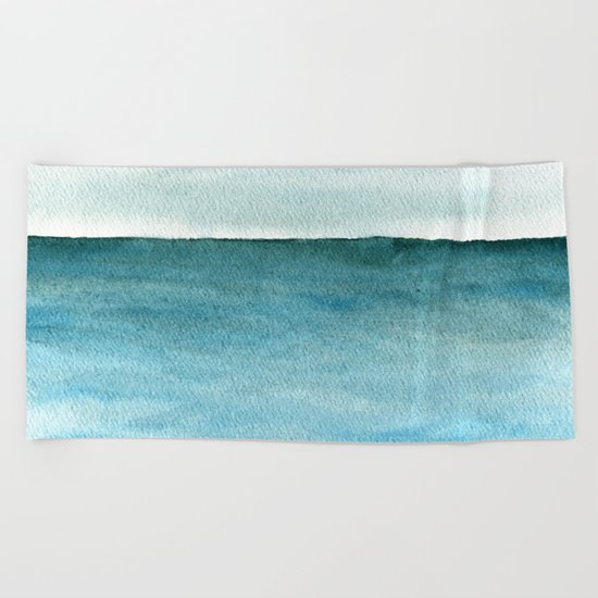 Calm sea 1985 Beach Towel