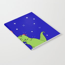 funny santasaurus rex apocalypse christmas Notebook