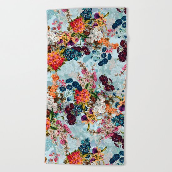 Summer Botanical Garden VIII Beach Towel