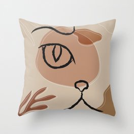 Matisse Cat with Attitude Throw Pillow