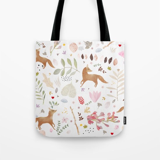 little foxes Tote Bag