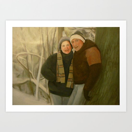 Shirley and Ken Art Print