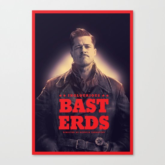 Inglourious Basterds Poster Canvas Print
