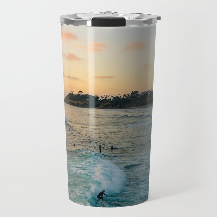 Golden Hour Surf Travel Mug