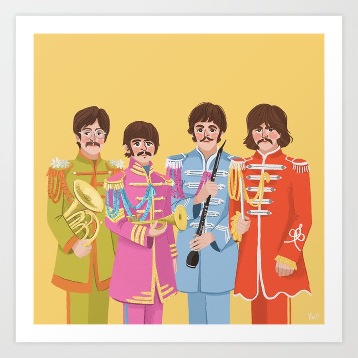 Sgt. Peppers Lonely Hearts Club band Art Print