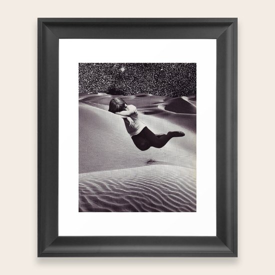 SNOOZE Framed Art Print