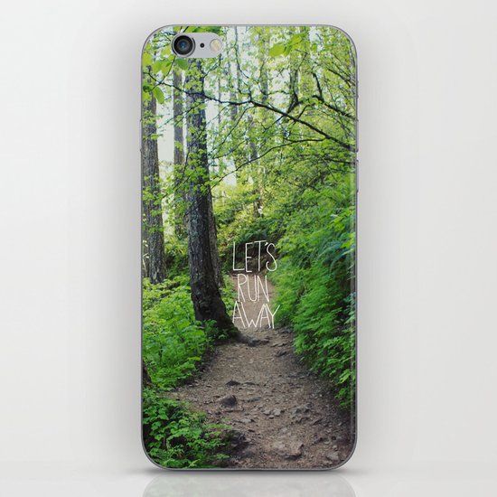 Let's Run Away VII iPhone Skin