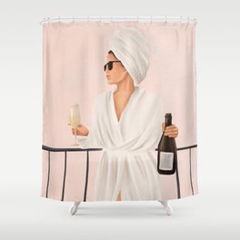 Morning Wine II Shower Curtain