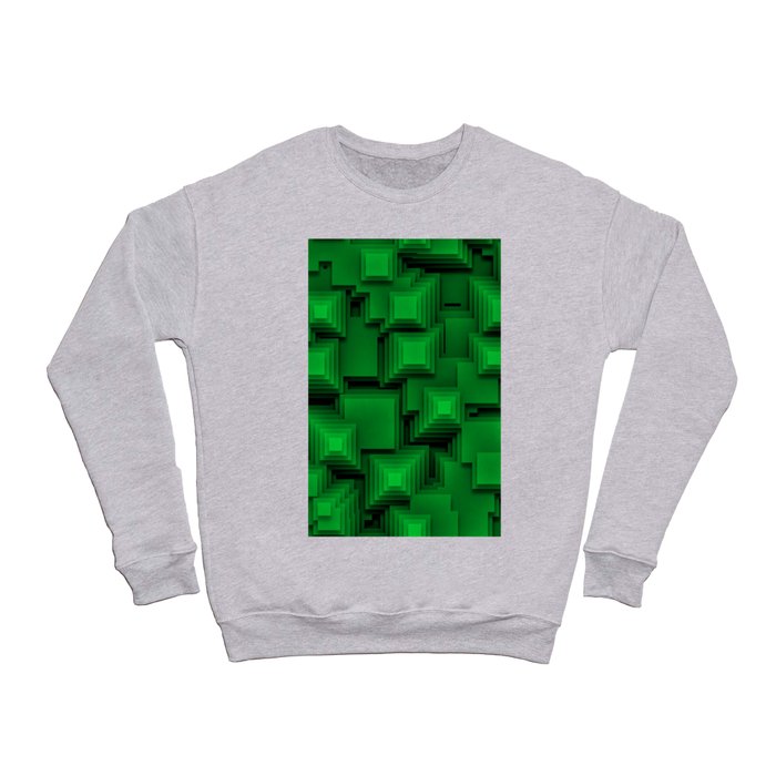 Green Pyramids Crewneck Sweatshirt
