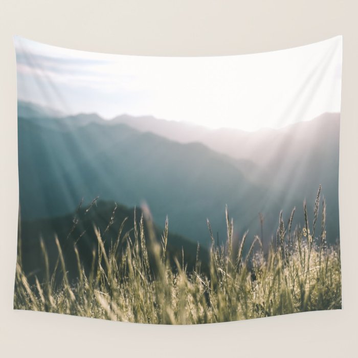 Oregon Coast Range Wall Tapestry by Hannah Kemp Society6