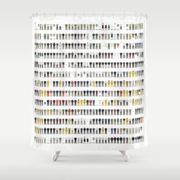 Walter White's Wardrobe - Complete Series Shower Curtain