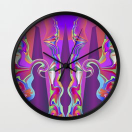 Multi-color Riddles Wall Clock