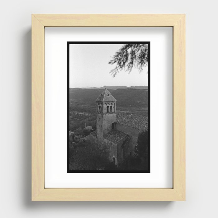 Provencal Church Steeple Recessed Framed Print