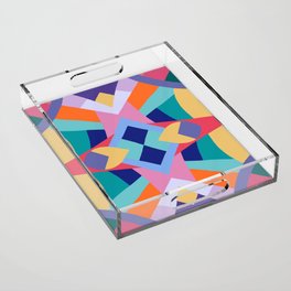 Geometric Abstract #2 Acrylic Tray