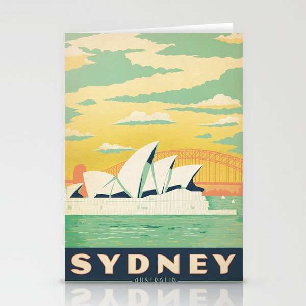 Vintage poster - Sydney Stationery Cards